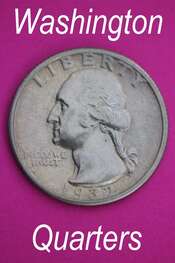 Silver washington quarters