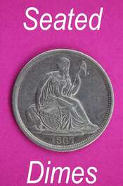 silver seated liberty dimes