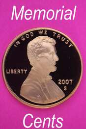 Lincoln memorial cents