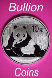 Chinese silver Panda coins