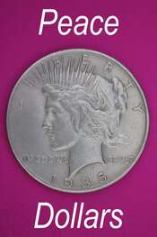 Peace silver dollars